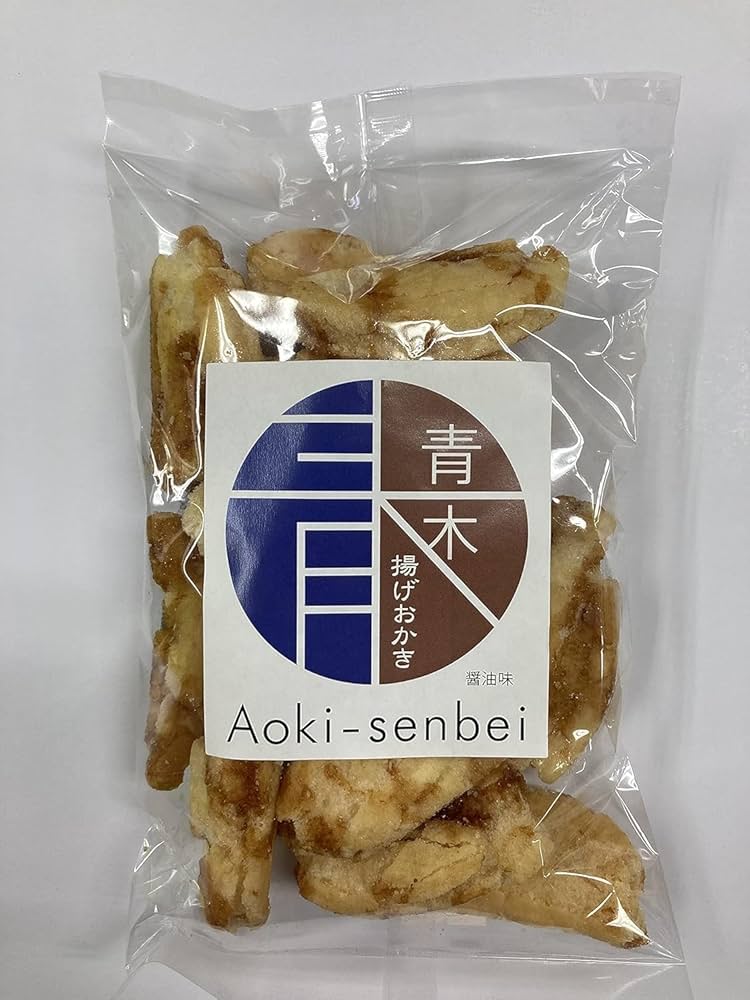 Amazon.co.jp: 青木煎餅謹製 揚げおかき 徳用 (160g, しょうゆ) : 食品